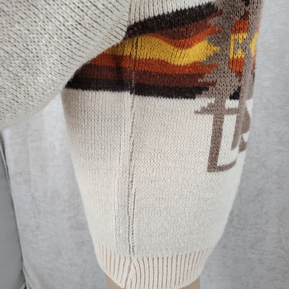 JcPenny Vintage 70s Aztec Acrylic Sweater - Picture 13 of 15